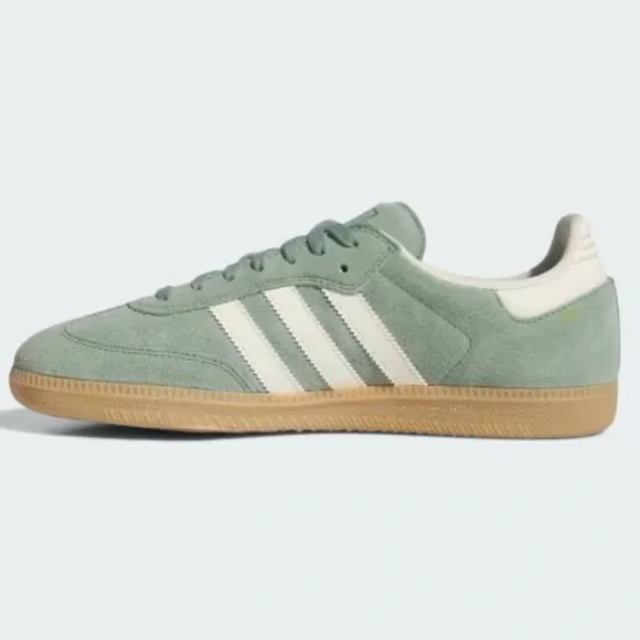 📎 ADIDAS SAMBA SILVER GREEN 👗